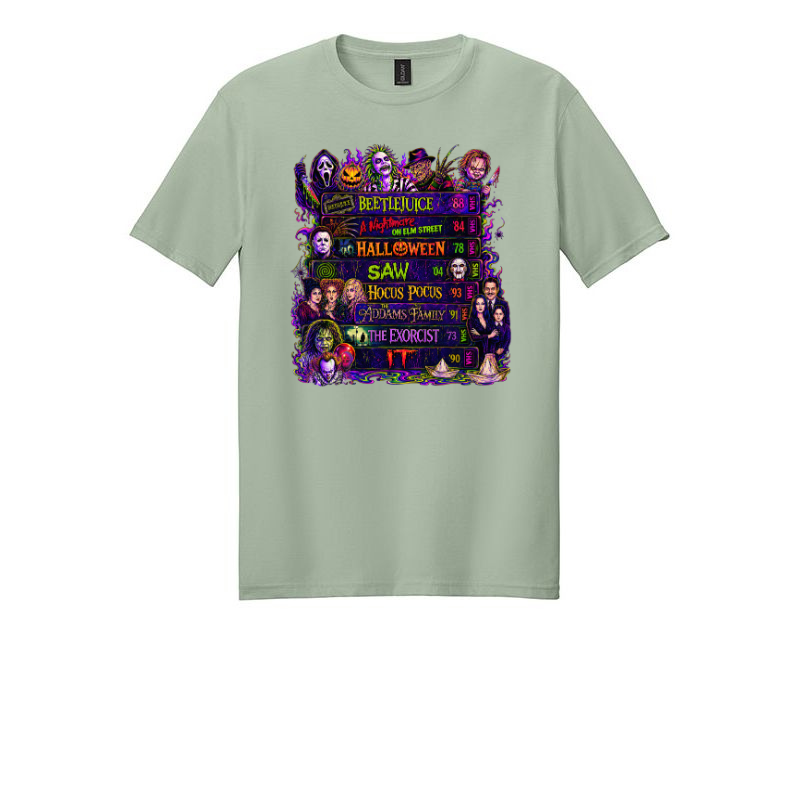 Spooky movies. Tshirt.