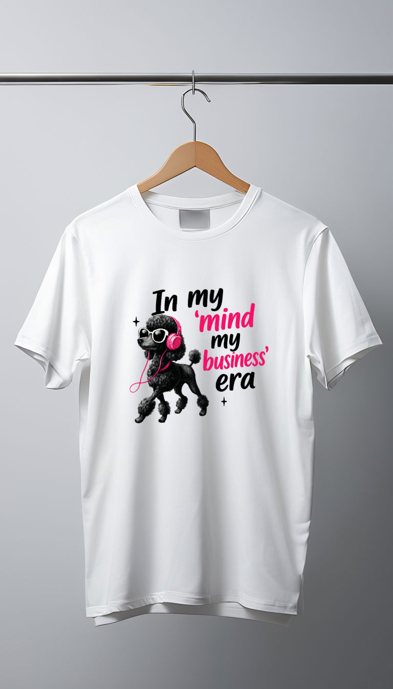 Mind my business era. Tshirt.