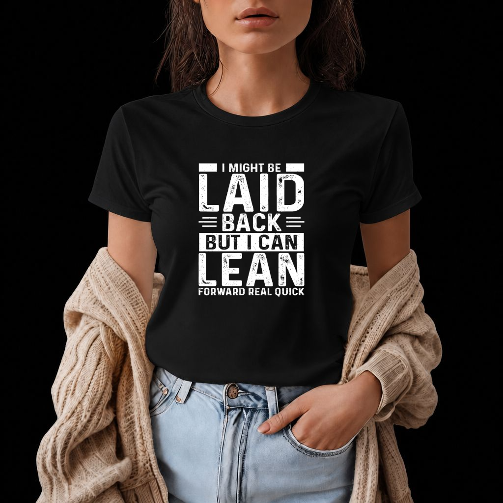 Laid back. DTF Transfer.